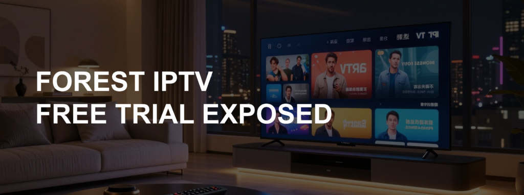 Forest IPTV free Trial Banner